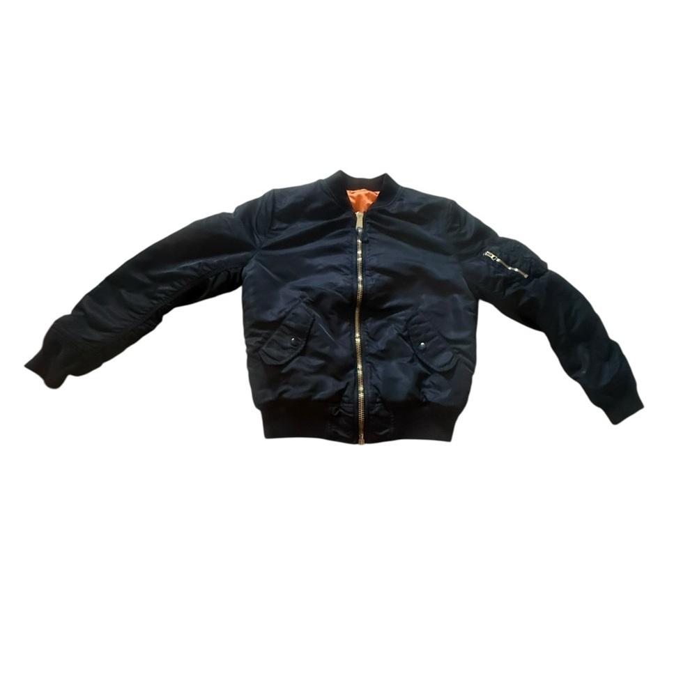 APLHA MA-1 BOMBER JACKET (HERITAGE) Unisex Size Small - Picture 3 of 16